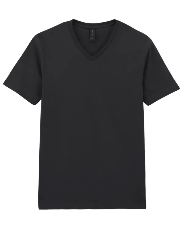 V-kaelusega puuvillane T-särk Softstyle Adult V-Neck (Gildan)