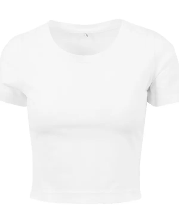 Build Your Brand Ladies Cropped Tee naiste crop-T-särk