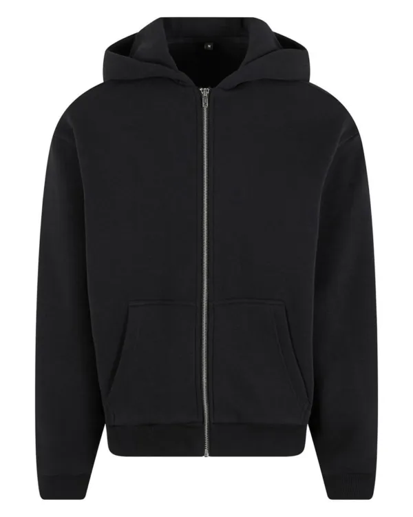 Lukuga kohevkangast pusa Fluffy Zip Hoody (Build Your Brand BY285)