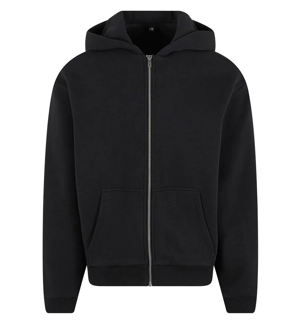 Lukuga kohevkangast pusa Fluffy Zip Hoody (Build Your Brand BY285)
