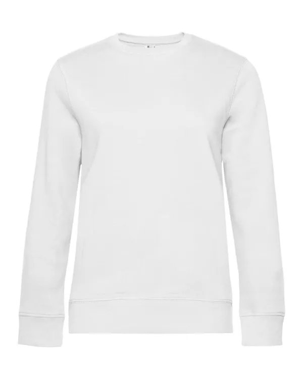 Naiste crewneck pusa Queen (B&C QUEEN Crew Neck WW01Q)